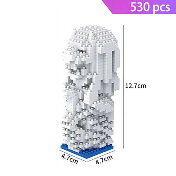 Micro Bricks Mini Architecture Sets Eiffel Tower Ben Rome Colosseo Model Building Diamond Blocks Pyramid Pisa Taj Mahal Kits