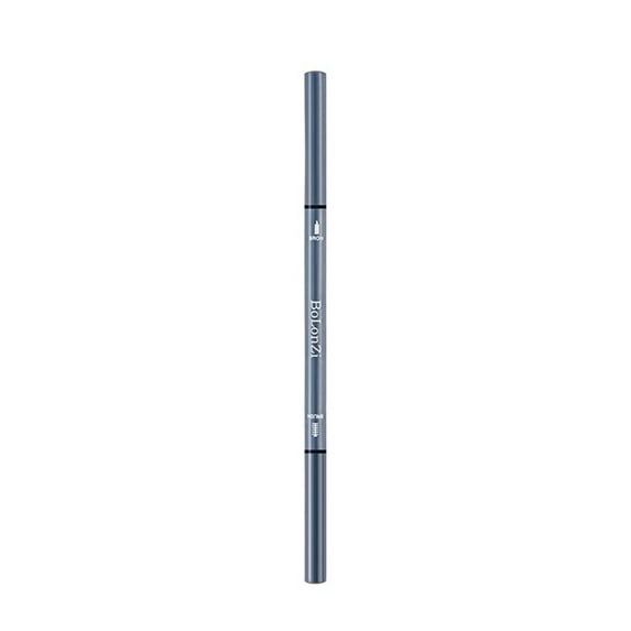 Micro Brow Pencil, Eyebrow Pen, Precise Eye Brow Makeup Pen, BOLONZI Extremely Thin Double-headed Eyebrow Pencil, Small Triangular, Thin, And Sweat-proof 5ml
