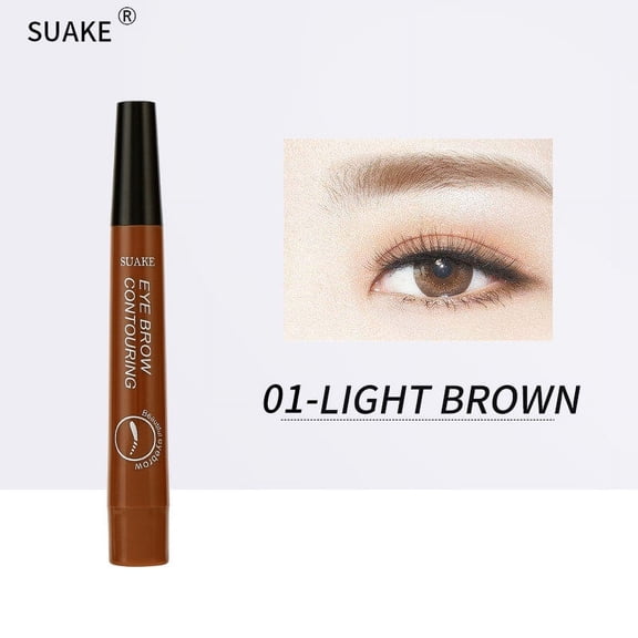 Micro Brow Pencil, Eyebrow Pen, Precise Eye Brow Makeup Pen, Eyebrow Pencil Eyebrow Microblading Pen - Eye Makeup Eyebrow Pen 4 Point Brow Pen Lift & Snatch Eyebrow Microblading Pen