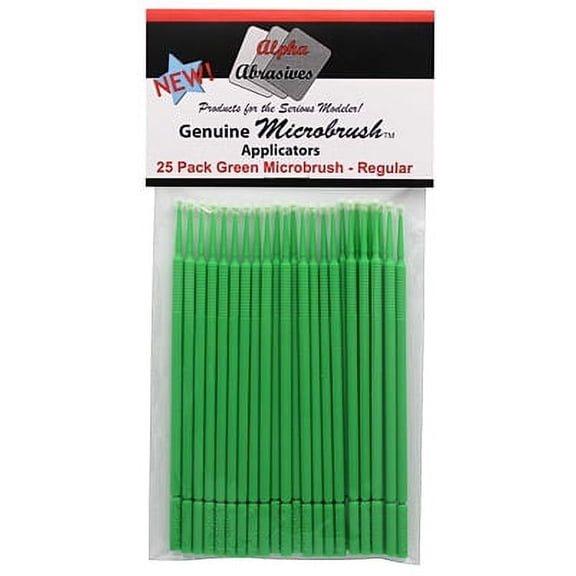 Micro Brushes Regular 25pk Grn