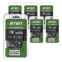 Micro Chisel Chainsaw Chain 15 inch .050 .325 64DL for Husqvarna Jonsered 6 Pack 810-CCC2431H