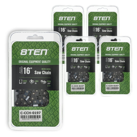 Micro Chisel Chainsaw Chain 16 inch .050 .325 66DL for Husqvarna Echo 5 Pack 810-CCC2319H
