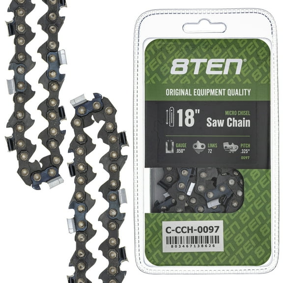 Micro Chisel Chainsaw Chain 18 inch .050 .325 72DL for Echo Husqvarna Poulan 810-CCC2219H