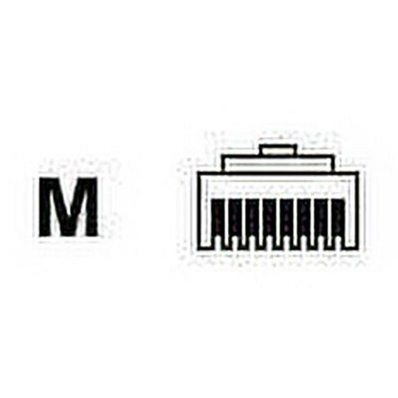 Micro Connectors C20-088L5-50 Cat 5e 24AWG RJ 45 Modular Plug, Clear - Pack of 50
