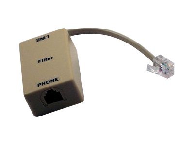 Micro Connectors C20-130 1 Line DSL Filter, White - Walmart.com