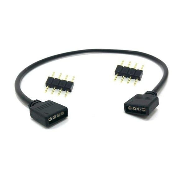 Micro Connectors F04-RGB0130-2P 30CM RGB Extension Cable - 2 per Pack