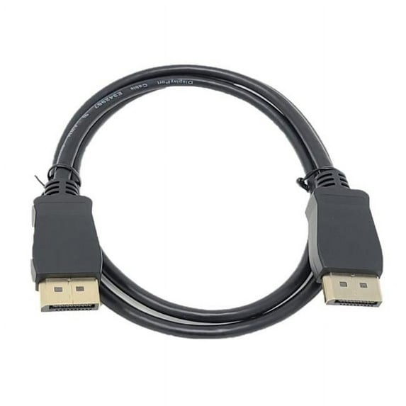 Micro Connectors M05-14DPV-3 3 ft. VESA Certified Displayport 1.4 Cable with Latch, Black