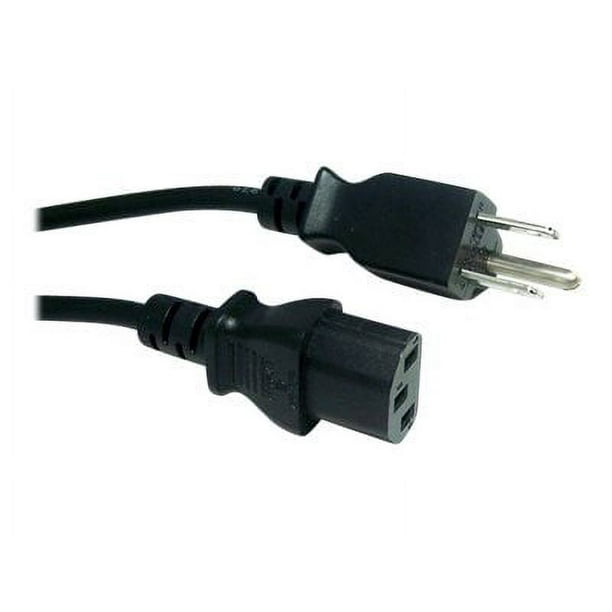 Micro Connectors - Power cable - IEC 60320 C13 to NEMA 5-15P (M) - AC ...