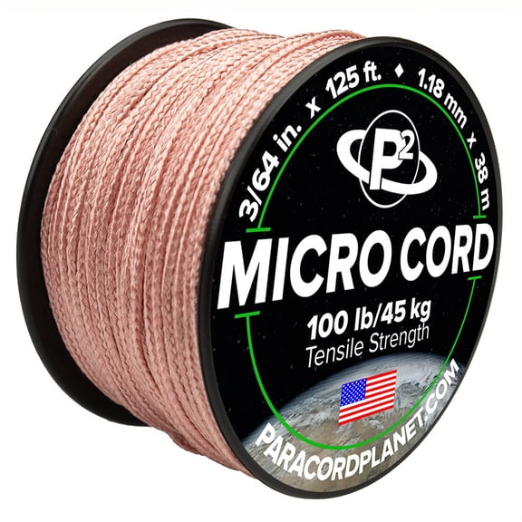 Micro Cord - Rose Gold - 125 Feet - Spool