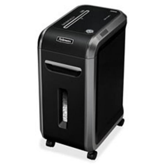Micro-Cut Shredder, 12Sht Cap, 25 in. x 11 in. x 17 in., Black-Silver
