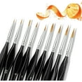 thumbnail image 1 of Micro Detail Paint Brush Set, DISEN 9PCS Professional Miniature Fine Detail Brushes for Watercolor Oil Acrylic, Craft Models Rock Painting, Perfect for Beginners, Professionals, 1 of 9