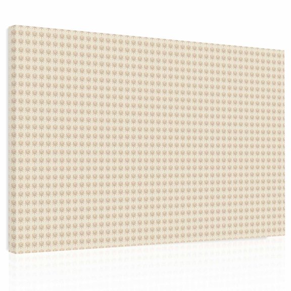 Micro Dots Canvas Print Wall Art Fall Orange Repeating Grid Tiny Pattern Modern Farmhouse Wall Decor Modern Artwork Paintings Pictures for Living Room Stretched Ready to Hang - 24" x 32"
