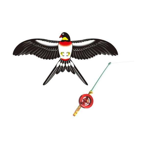 Micro Dynamic Wing Kites with Fishing Rod Line Dynamic Kites Wind Kites Flying Toy for Children EasyFly Kites Outdoor Toy