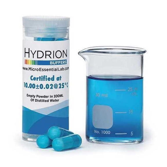 Micro Essential Lab Buffer Capsule,pH,10.0 3TXF7