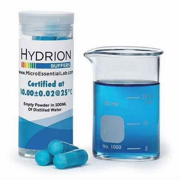 Micro Essential Lab Buffer Capsule,pH,10.0 3TXF7