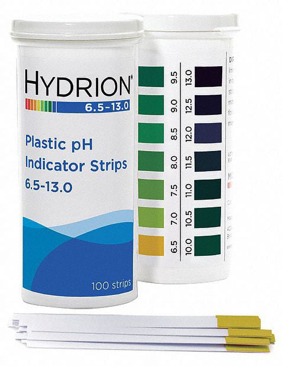 Micro Essential pH Strips,Hydrion Spectral,6.513,PK100 9600
