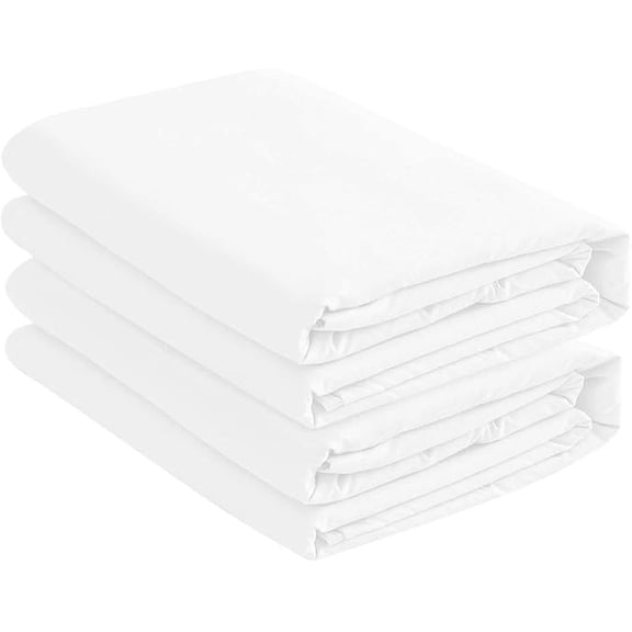 Micro Fiber 2 Full XL Fitted Bed Sheets (2-Pack) 1800 Ultra Soft, Breathable,Wrinkle Resistant - Hypoallergenic, 15" Deep Pocket, 54" x 80", Fits Full XL Size beds (Full XL, White)