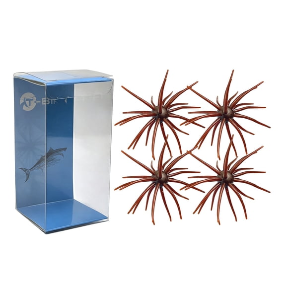 Micro Finesse Baits, Panfish Bluegill Lures, 1.54 Inch 4Pcs Soft Plastic Swimbaits for Family Holiday, Glitter Brown, YDYB