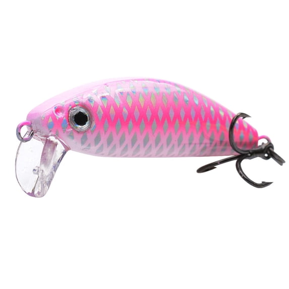 Micro Fishing Lure 1.6 in 0.12 Oz Ultra Thin Single Hook Hard/bait, Jerkbait for Trout Creek Chub, Light Tackle, Easter Gifts, C