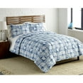 thumbnail image 1 of Micro Flannel 6 in 1 Comforter Set, Full/Queen, Batik, 1 of 5