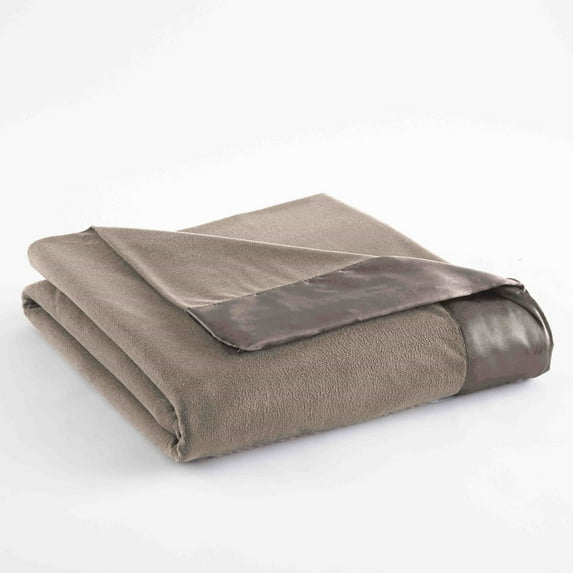 Micro Flannel All Seasons Lightweight Sheet Blanket, King, Hazelnut