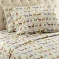 thumbnail image 1 of Micro Flannel® Printed Color Sheet Set, Queen, Colorful Deer, 1 of 2