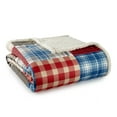 thumbnail image 1 of Micro Flannel Reverse to Sherpa Blanket, Full/Queen, Berry Patch Plaid, 1 of 1