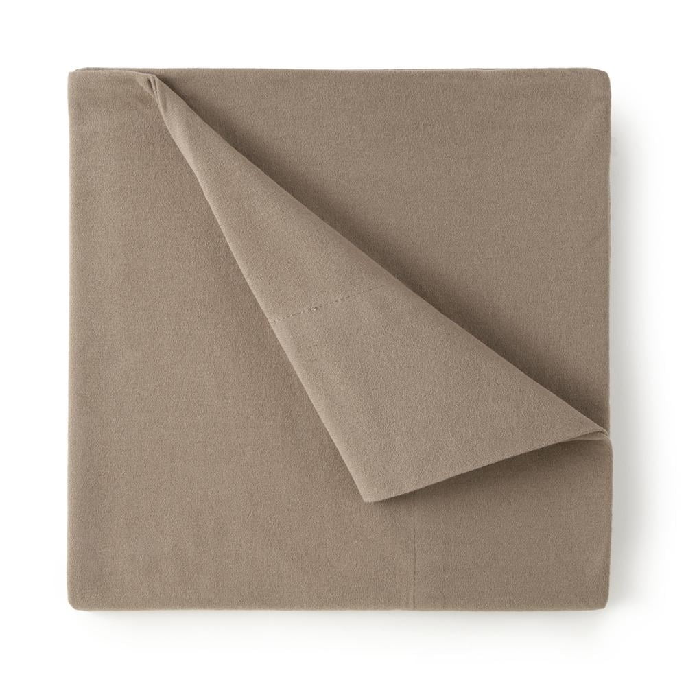 Hazelnut Full Deep Pocket Cotton Polyester Flannel Sheet Set