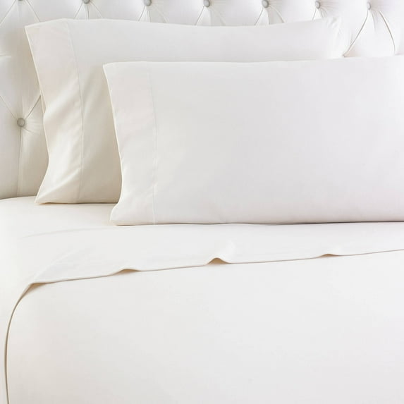Micro Flannel® Solid Color Sheet Set, Cal King, Ivory