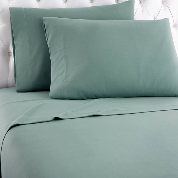 Micro Flannel® Solid Color Sheet Set, Cal King, Spruce