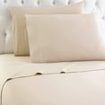 thumbnail image 1 of Micro Flannel® Solid Color Sheet Set, Full, Chino, 1 of 2