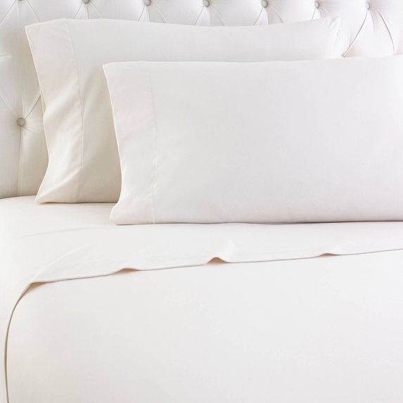 Micro Flannel® Solid Color Sheet Set, King, Ivory