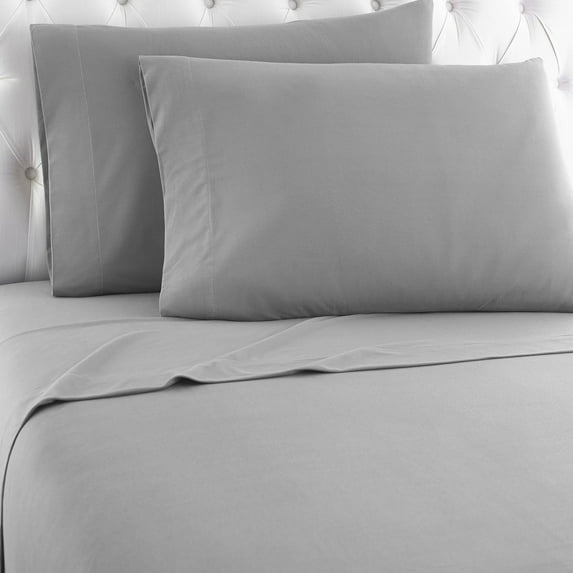 Micro Flannel® Solid Color Sheet Set, Twin, Ivory