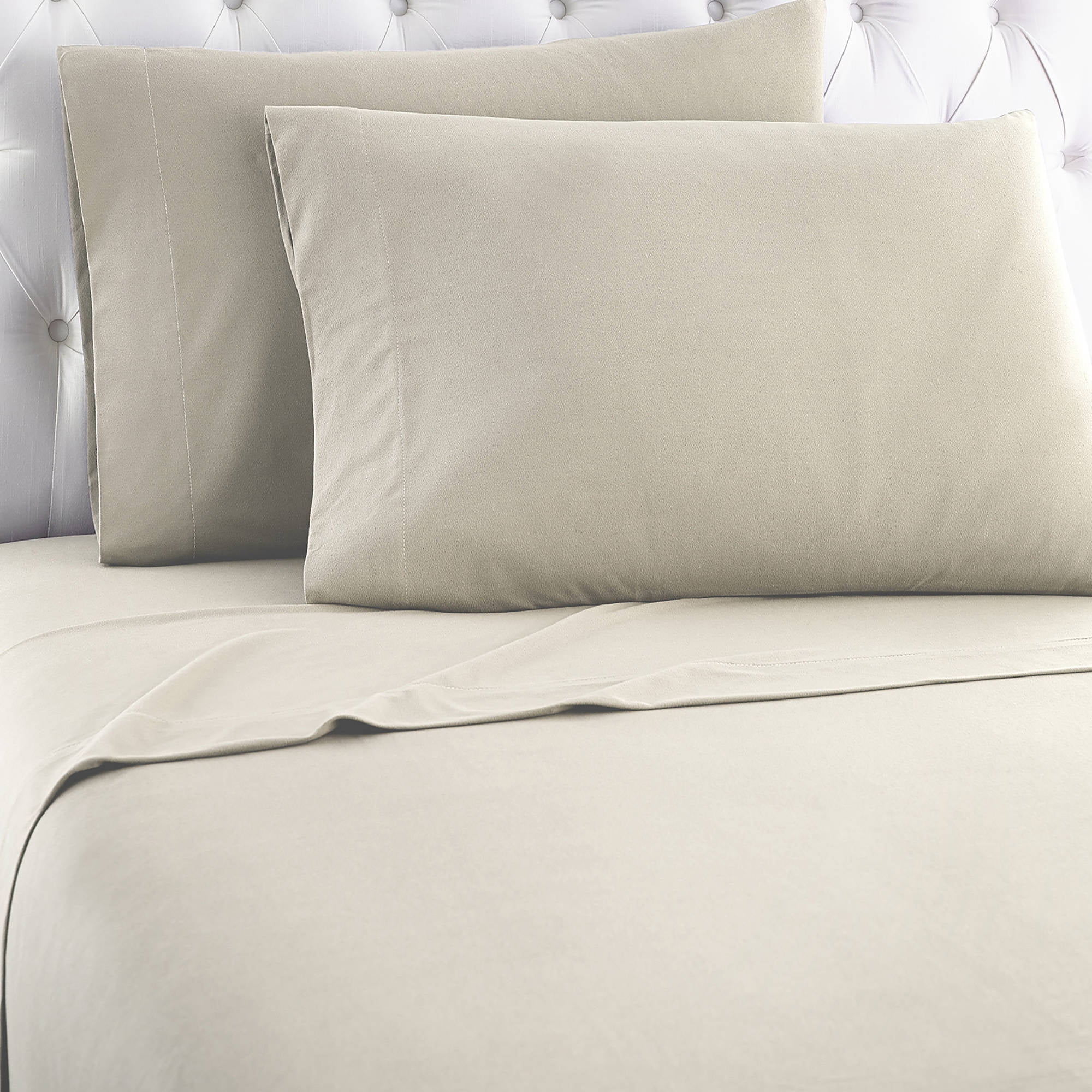 Micro Flannel® Taupe California King Sheet Set