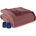 Micro Flannel® to Ultra Velvet® Electric Heated Blanket