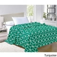 thumbnail image 1 of Micro Fleece Cube Pattern All Season Blanket KingCalifornia King Turqouise, 1 of 1
