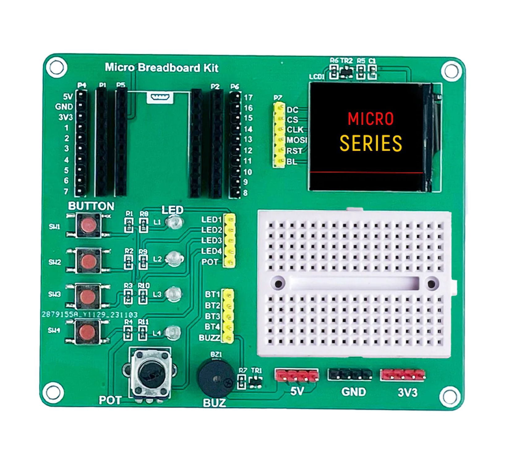 Micro Flex: MCU Development Board - Walmart.com
