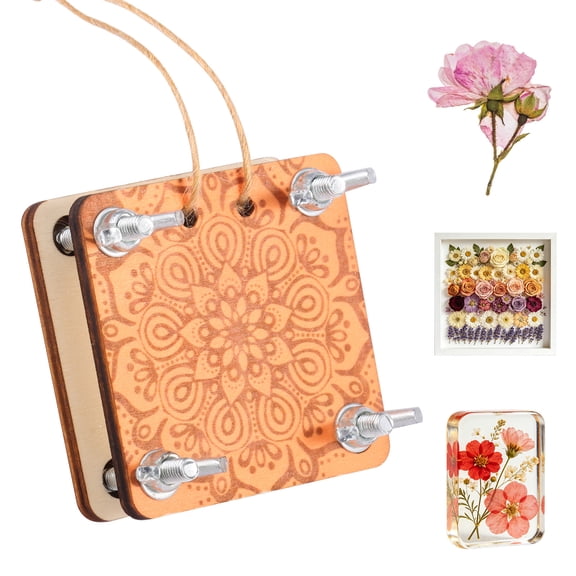 Micro Flower Press Small Flower Press Kit Portable Mini Plant Preservation Kit for Arts and Crafts Lover Compact Pocket Sized Tool
