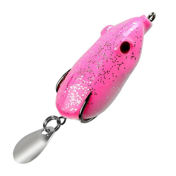 Micro Frog Top Water Soft Fishing Lure Bait Floating Swimbait 12g/5.5cm D8Y4
