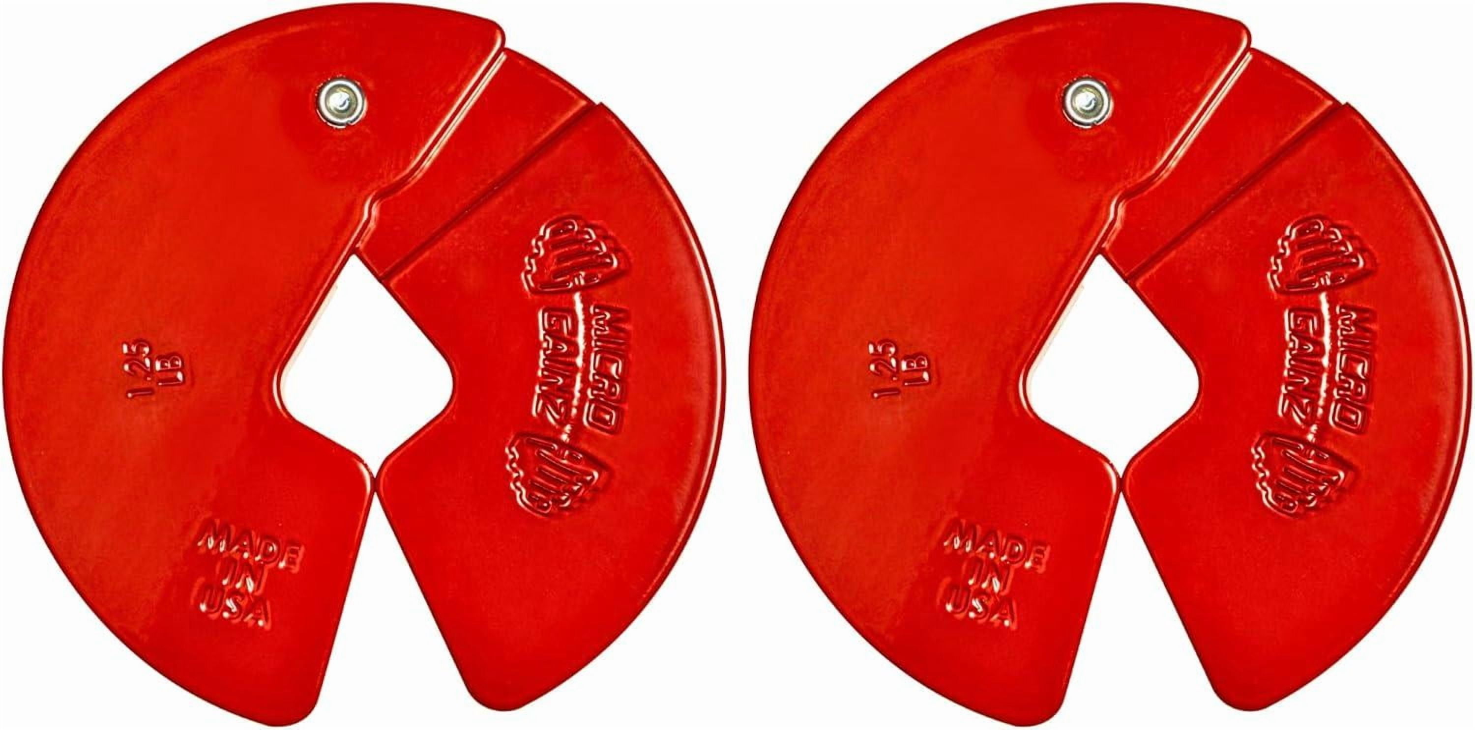 Micro Gainz Haltères Fractionnaires 1,25lb – Plaques De Poids Pour Micro-chargement Musculation