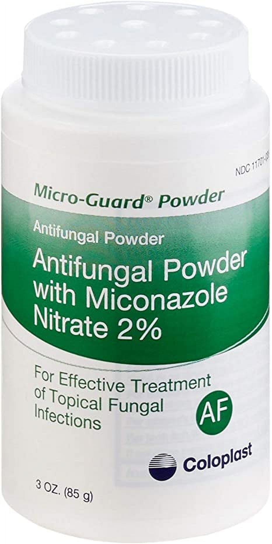 Coloplast Micro-Guard Antifungal Miconazole Powder with Miconazole Nitrate 2%, 3 oz, 2 Pack