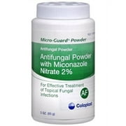 Micro-Guard Antifungal Powder, 3 ounce Shaker Bottle, 2% Strength, Lightly Scented, 1 Count