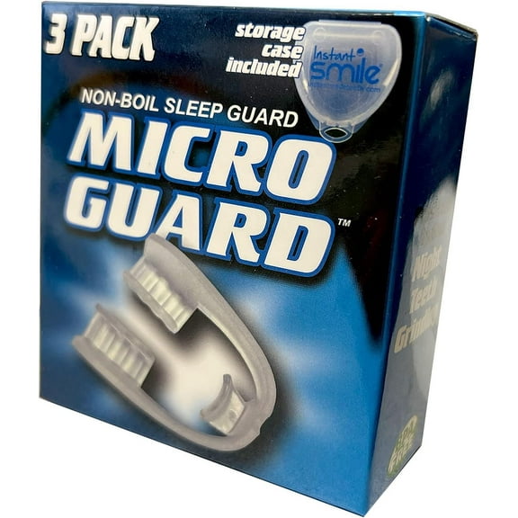 Micro Guard Non Boil Sleep Guard Kit - 3 Pack - Protect Against Nighttime Teeth Grinding - BPA Free