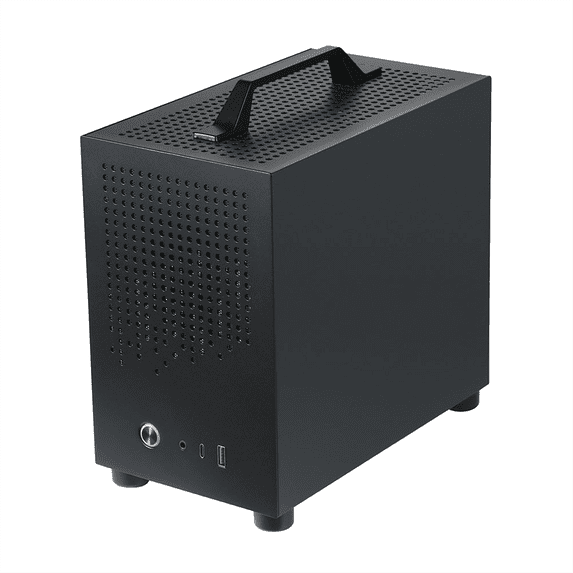 Micro-ITX Case PC Case SKTC A17 SGCC Computer Case Support Micro-ITX Mini PC Black