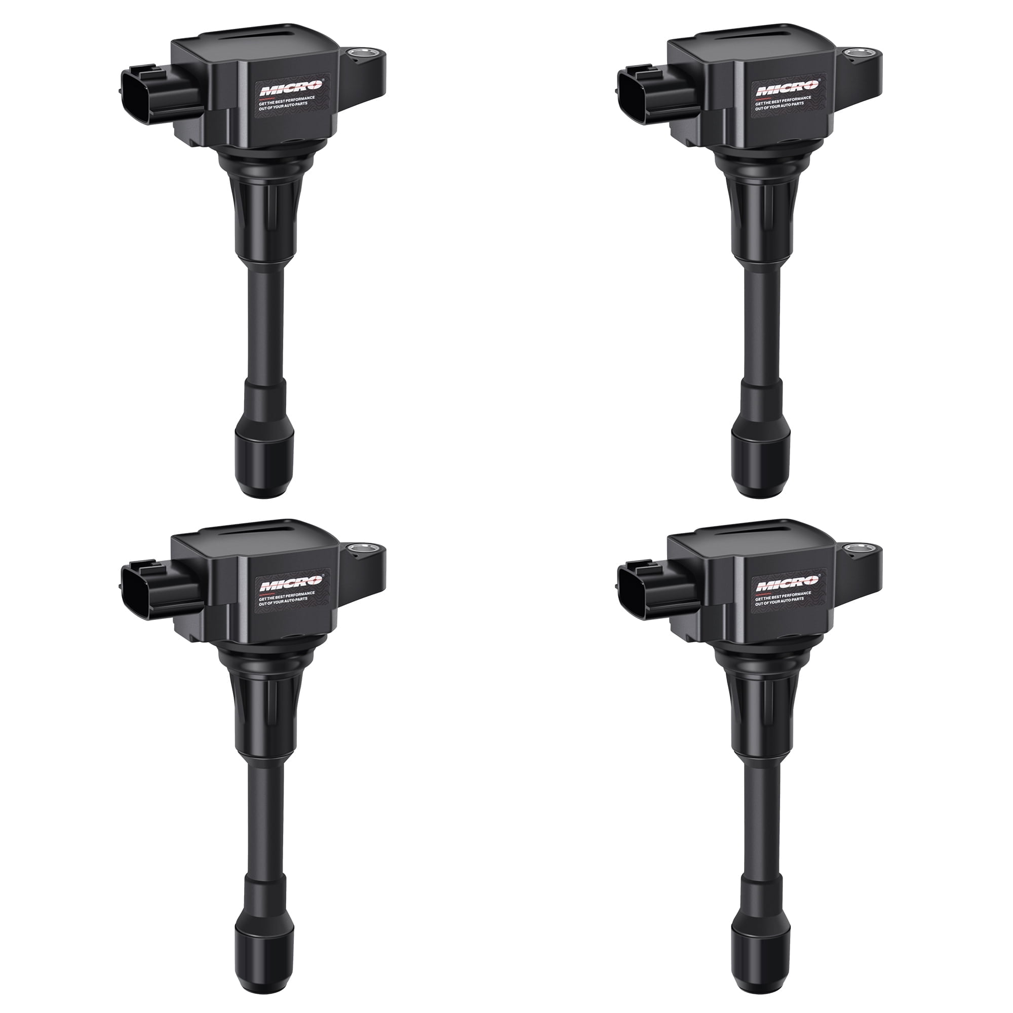 Set of 4 Ignition Coils for Nissan March Altima Infiniti Rogue Sentra 1.6L 2.0L 2.5L L4 UF549 C1696