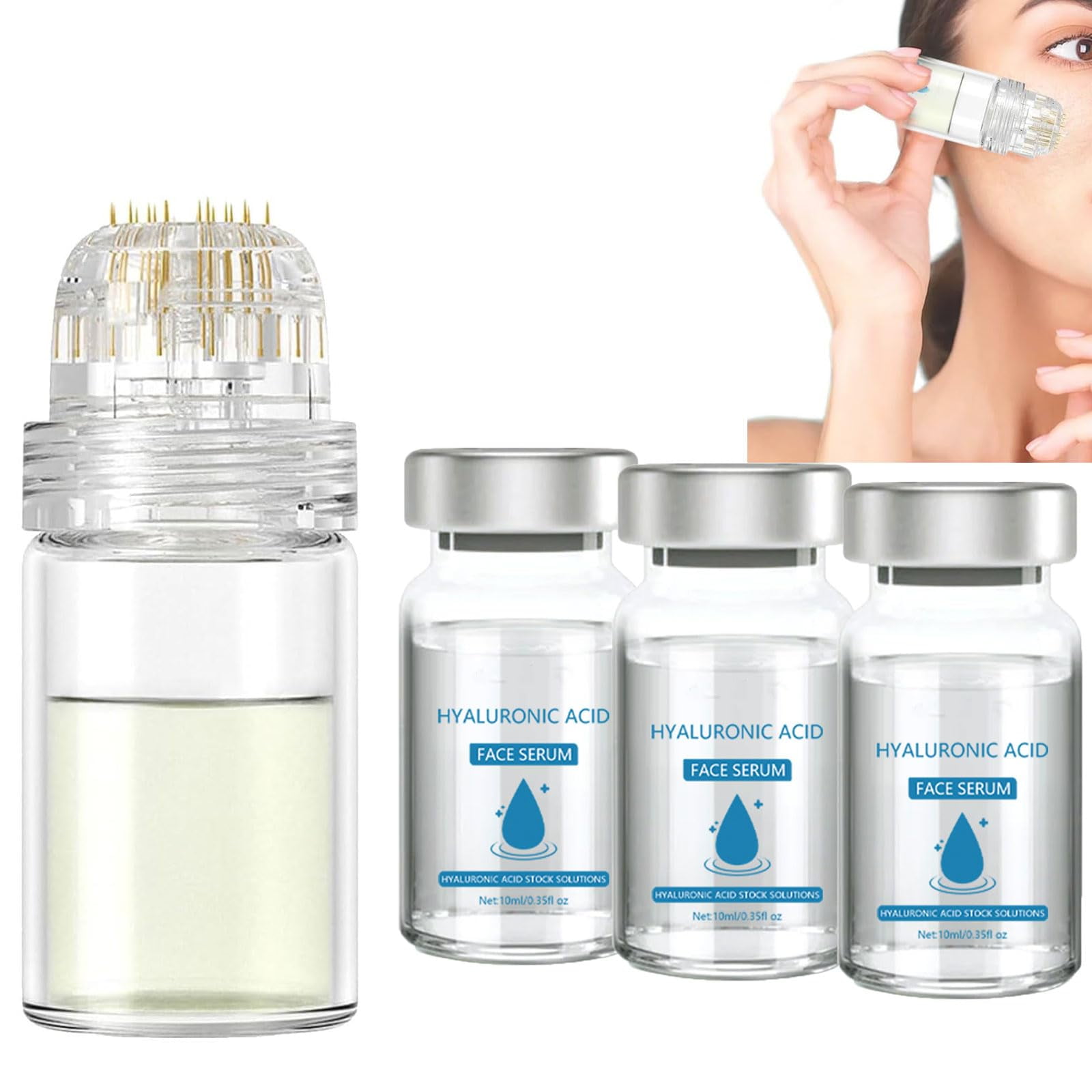 Micro Infusion System for Lips, Micro System for Face, Facial System with Serum, Micro Infusion