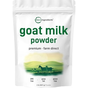 Micro Ingredients Goat Milk Powder, 2lb (32oz) | Grass Fed Source, Australian Farm Derived, Pet Friendly, No Additives