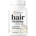 thumbnail image 1 of Micro Ingredients Hair Growth Vitamins for Women & Men, 240 Capsules | 14-in-1 Formula with Biotin, Collagen, Keratin, Saw Palmetto & More | Thicker, Fuller, Nourishes Thinning & Loss Hair Support, 1 of 7