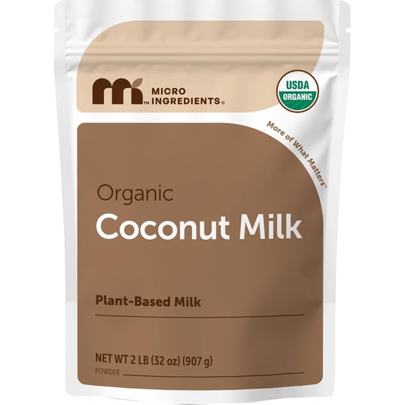 Micro Ingredients Organic Coconut Milk Powder, 2 Pound (32 Ounce)