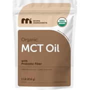 Micro Ingredients Organic MCT Oil Powder with Prebiotic Fiber, 1lb 16oz | C8 + C10 MCT Oil for Coffee Creamer | No GMOs, Keto Diet, Vegan